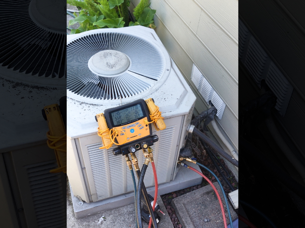 Freon Filling in San Jose, CA.  The customers were satisfied and will be coming back to Nur Service in the future.